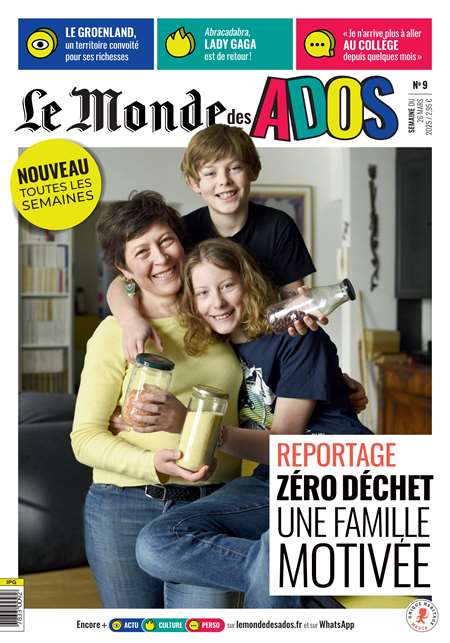 Abonnement LE MONDE DES ADOS magazine  Journal et revue LE MONDE DES