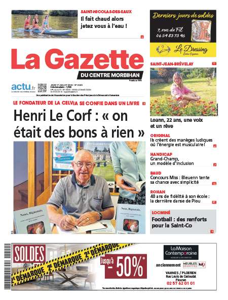 LA GAZETTE DU CENTRE MORBIHAN
