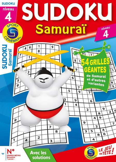 SUDOKU SAMURAI NIVEAU 4