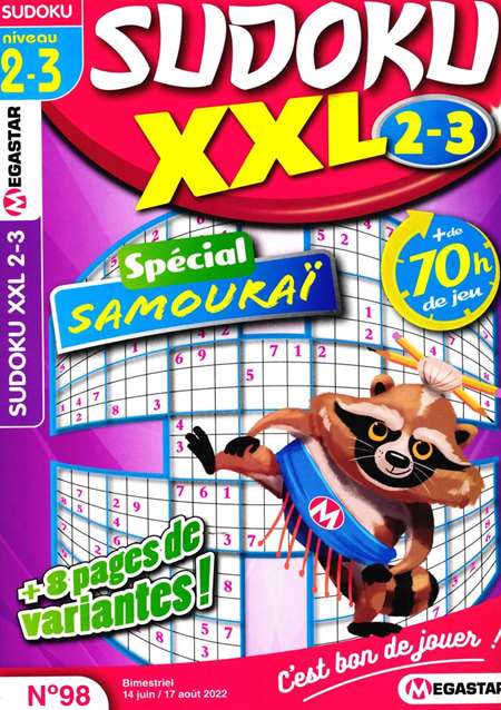 SUDOKU XXL NIVEAU 2-3